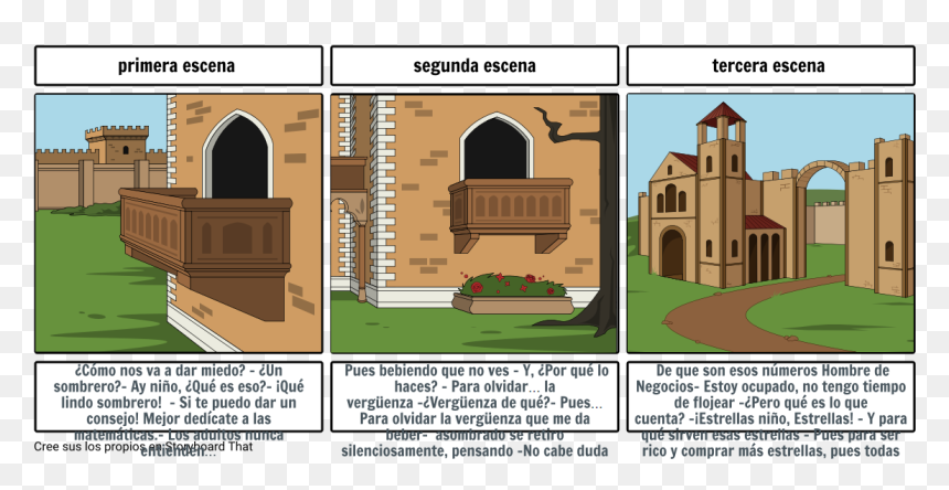 Storyboard Of The Goliad Massacre, HD Png Download - el principito png