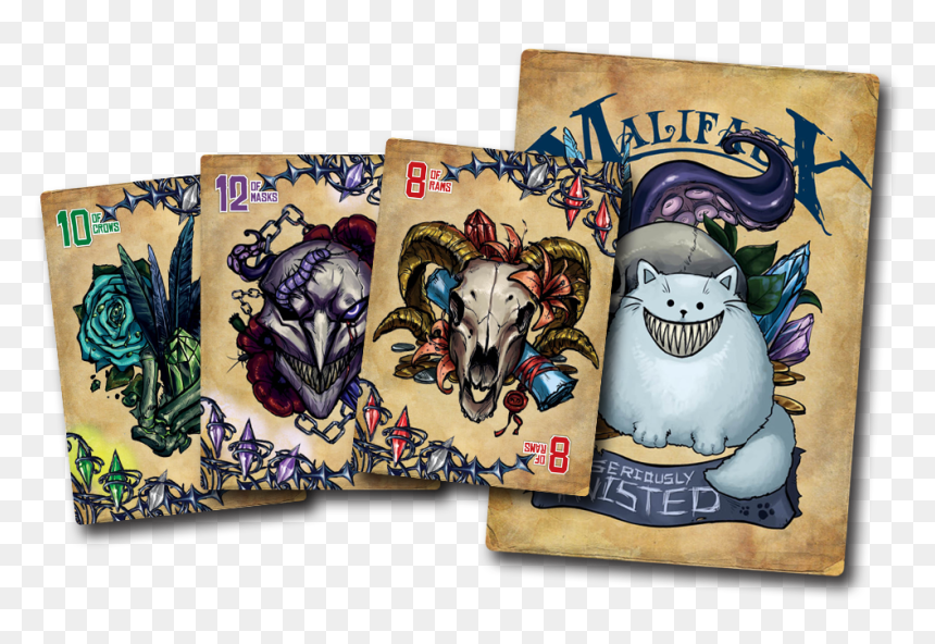 Malifaux Twisted Fate Deck, HD Png Download - twisted fate png