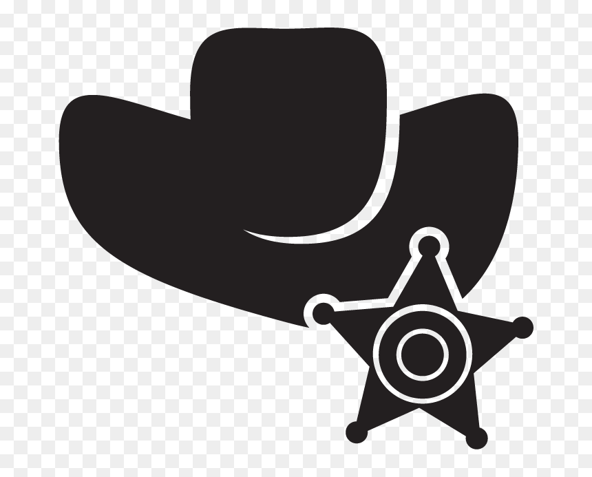 5 Point Sheriff Star Vector, HD Png Download - bounty hunter png