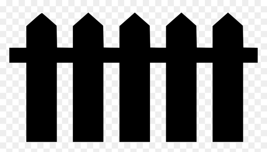 Fence - Free Fence Icon Transparent, HD Png Download - black fence png