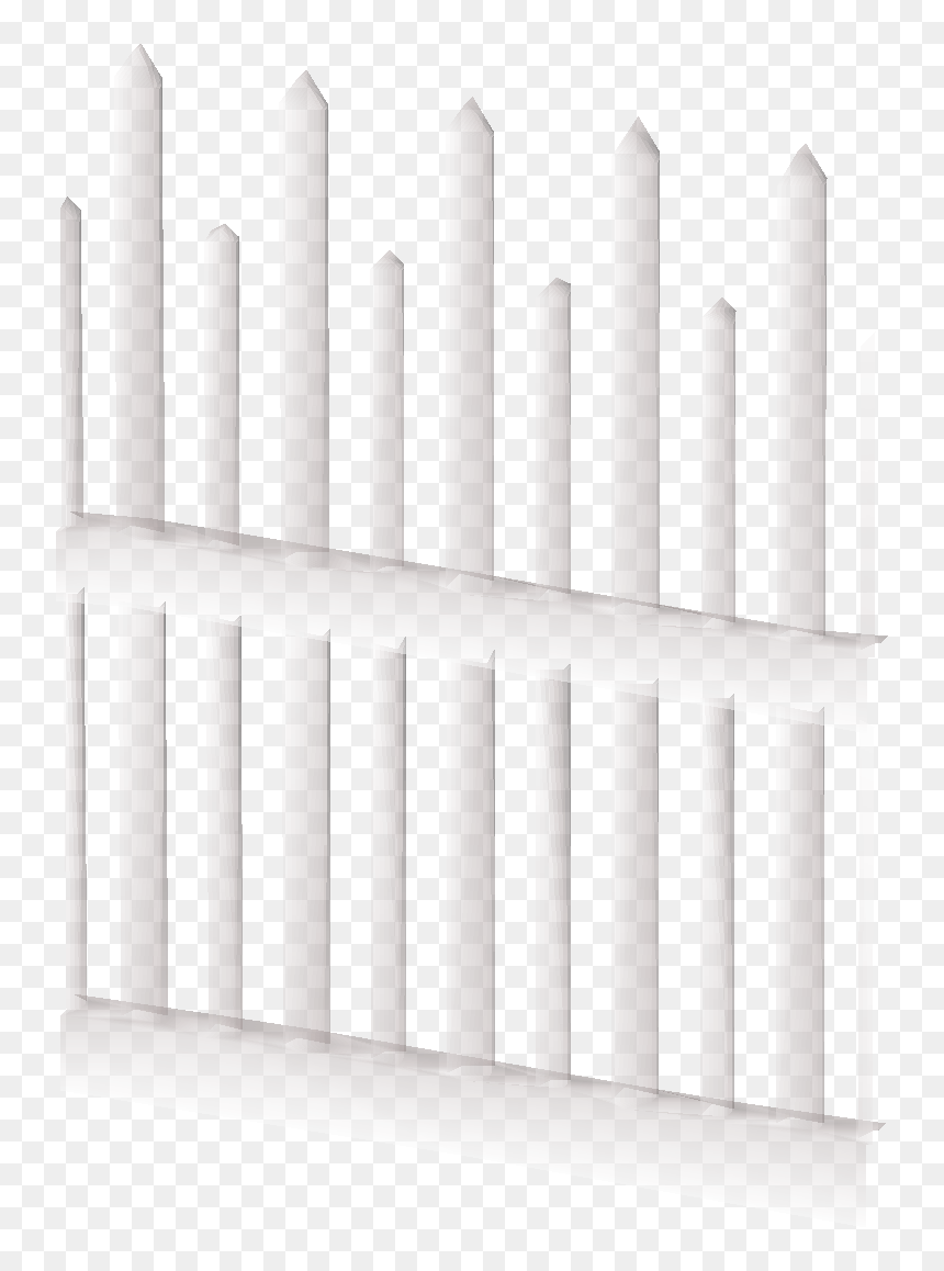 Picket Fence, HD Png Download - black fence png