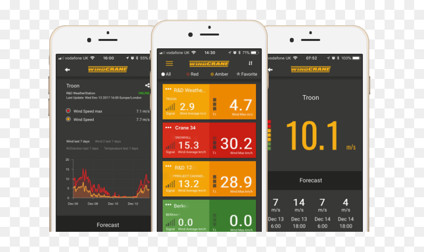 App Screens Ios Windcranepro - Smartphone, HD Png Download - crane hook png