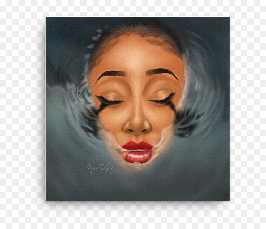 Canvas Wall Mockup, HD Png Download - drowning png