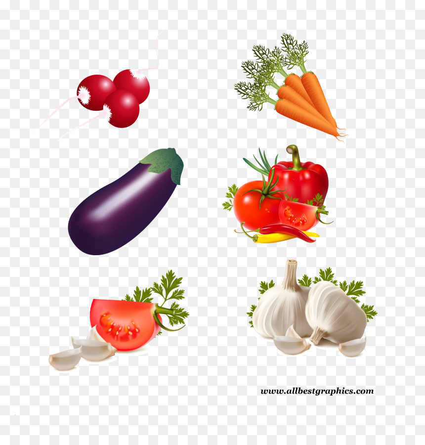 Transparent Fruits And Vegetables Clip Art, HD Png Download - lettuce clipart png