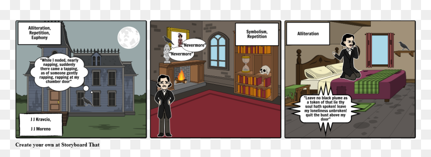 Among The Hidden Luke Bedroom, HD Png Download - edgar allan poe png