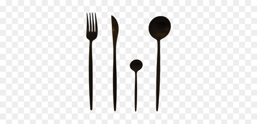 Silhouette, HD Png Download - fork silhouette png