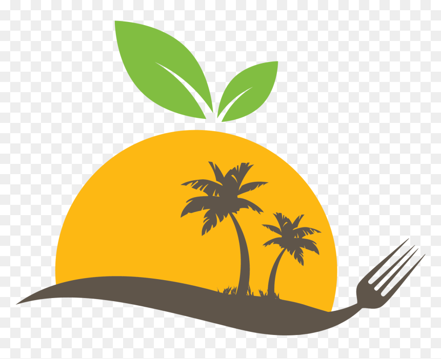 Palm Tree, HD Png Download - fork silhouette png