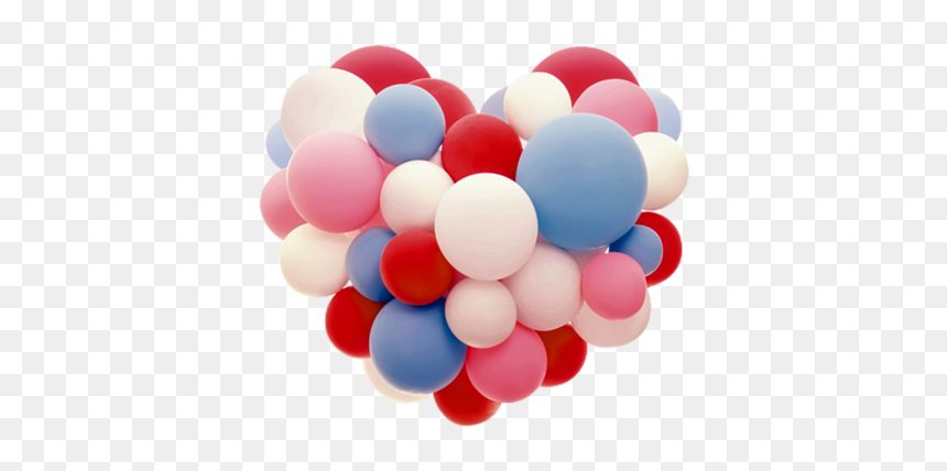 Heart Of Balloons Png, Transparent Png - heart balloon png