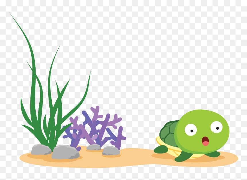 Sea Life Sea Creatures Clipart, HD Png Download - sea plant png