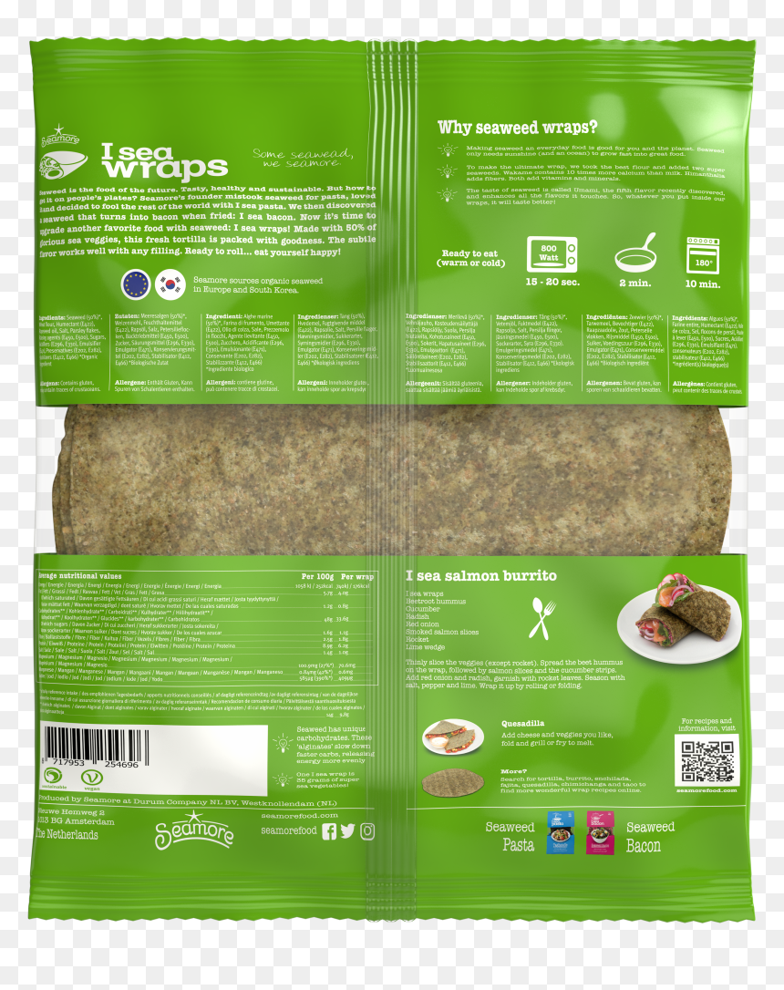 Backside I Sea Wraps, HD Png Download - sea plant png