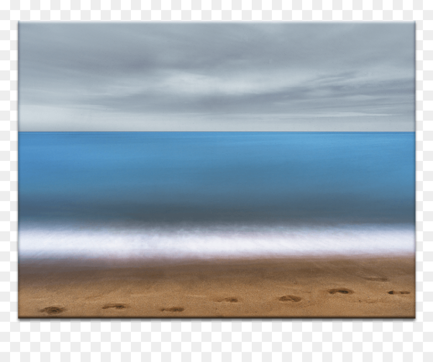 Foot Prints Totranui - Sea, HD Png Download - footprints in the sand png