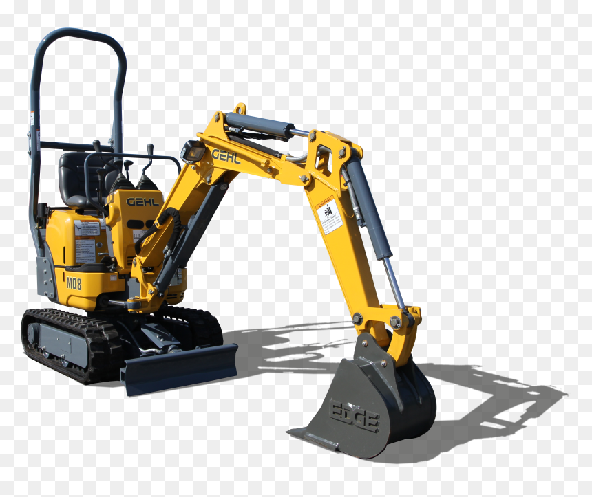 M08 Right Glamour - Gehl Excavator, HD Png Download - digger png