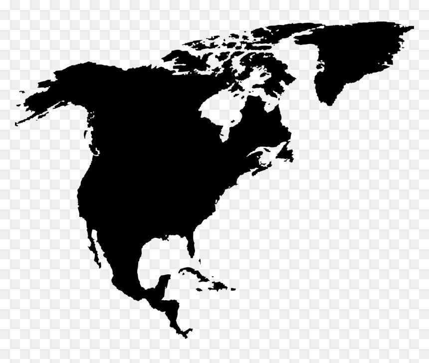 Transparent North America Continent Clipart - Pacific Flyway, HD Png Download - continent png