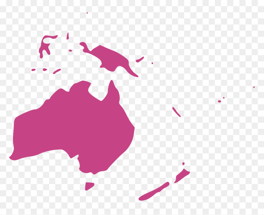 Australia Continent - 5 Major Regions Of Asia, HD Png Download - continent png