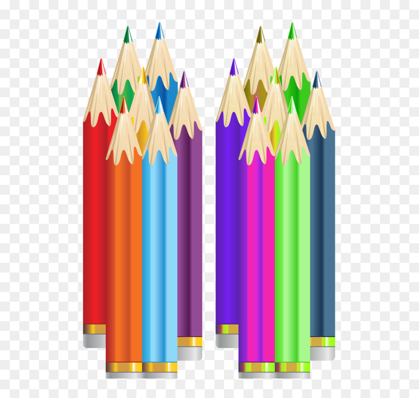 Stifte Clipart, HD Png Download - crayon border png