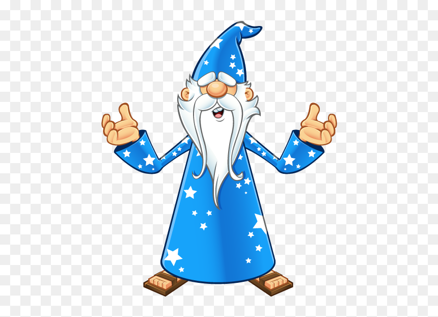 Old Cartoon Character Wizard, HD Png Download - confused.png