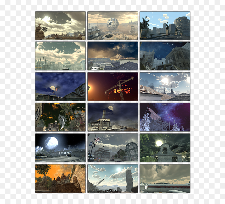 Previews ] - Collage, HD Png Download - mw2 nuke png