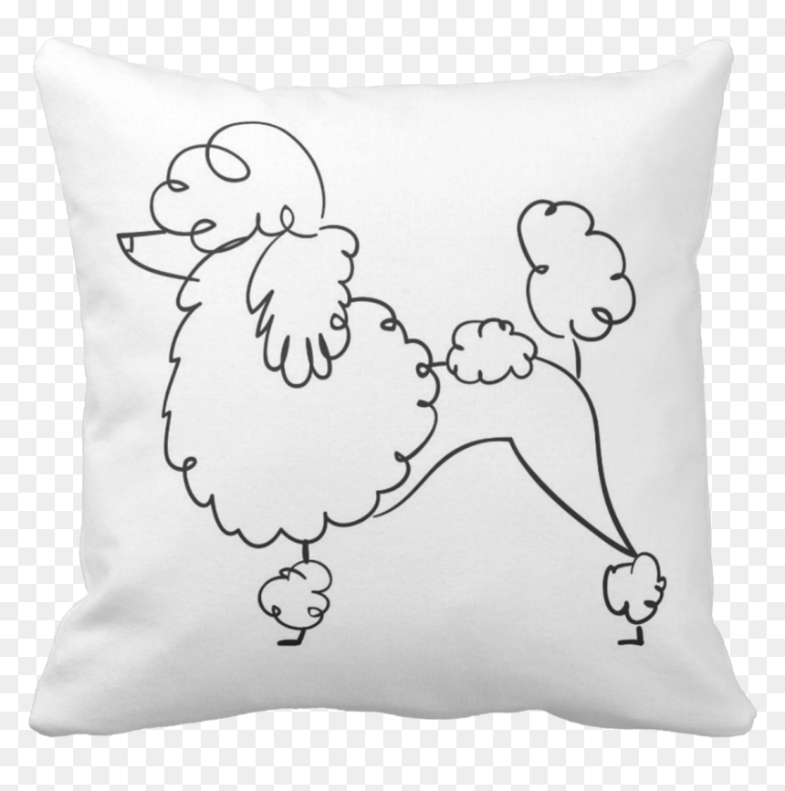 Doodle Pillow, HD Png Download - white doodle png