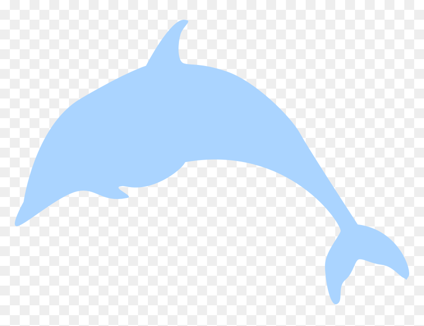 Dolphin, HD Png Download - dolphin silhouette png