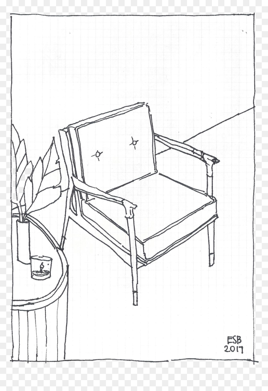 Studio Couch, HD Png Download - white doodle png