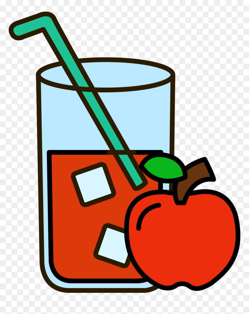 Transparent Chalk Apple Clipart - Transparent Mango Juice Clipart, HD Png Download - chalk apple png