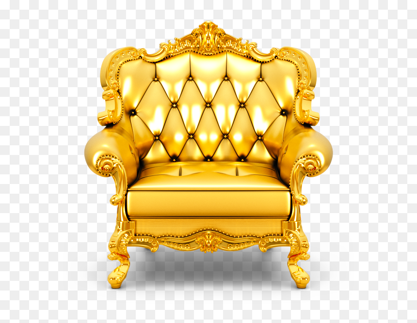 Gold Puzzle Messages Sticker-0 - Throne, HD Png Download - gold throne png