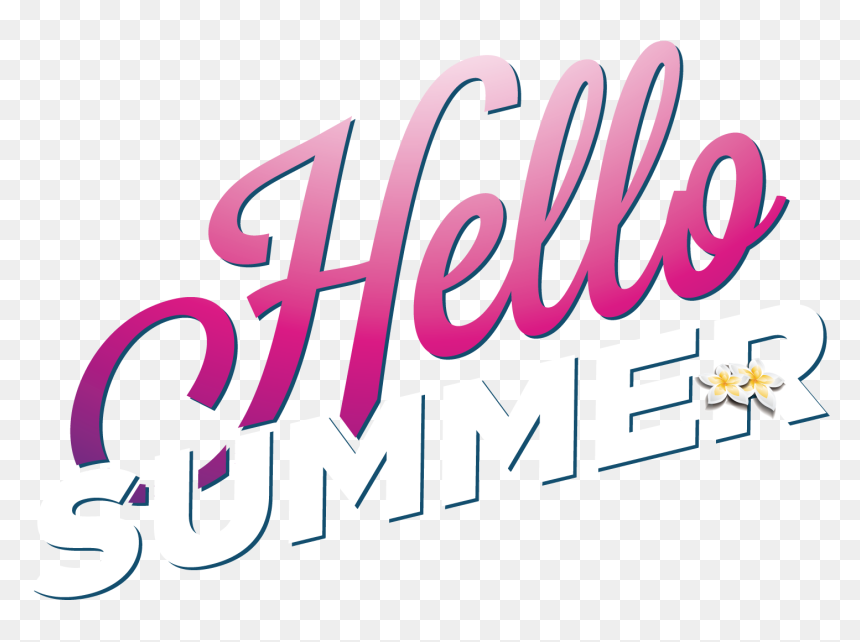 Calligraphy, HD Png Download - hello summer png