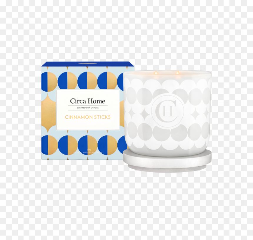 Circa Home Cinnamon Sticks 260g Christmas Soy Candle - Circle, HD Png Download - cinnamon sticks png