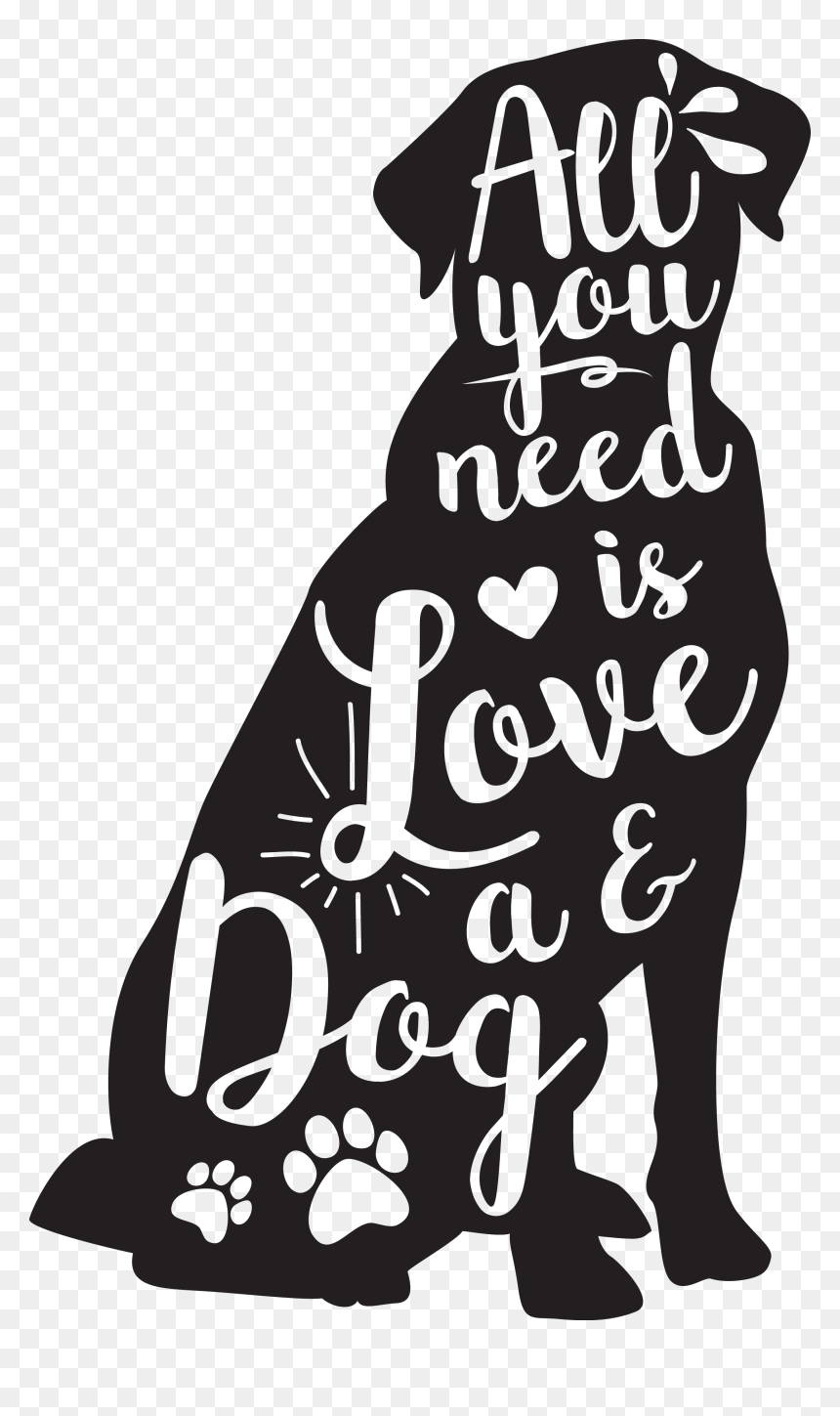 Cricut, HD Png Download - silhouette dog png