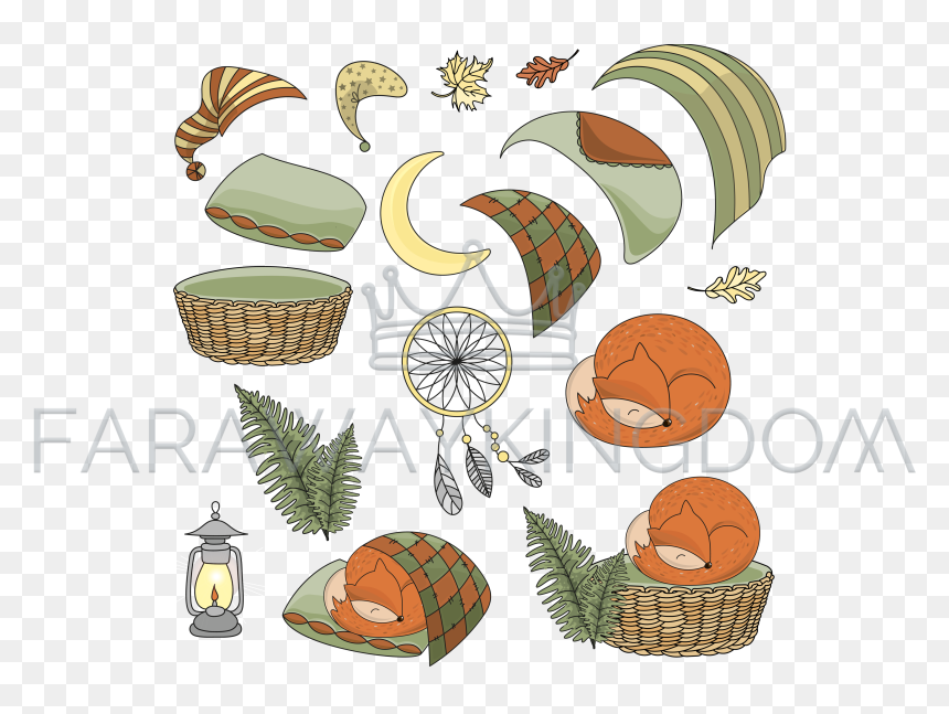 Набор Скрапбукинга Для Распечатки, HD Png Download - cute fox png