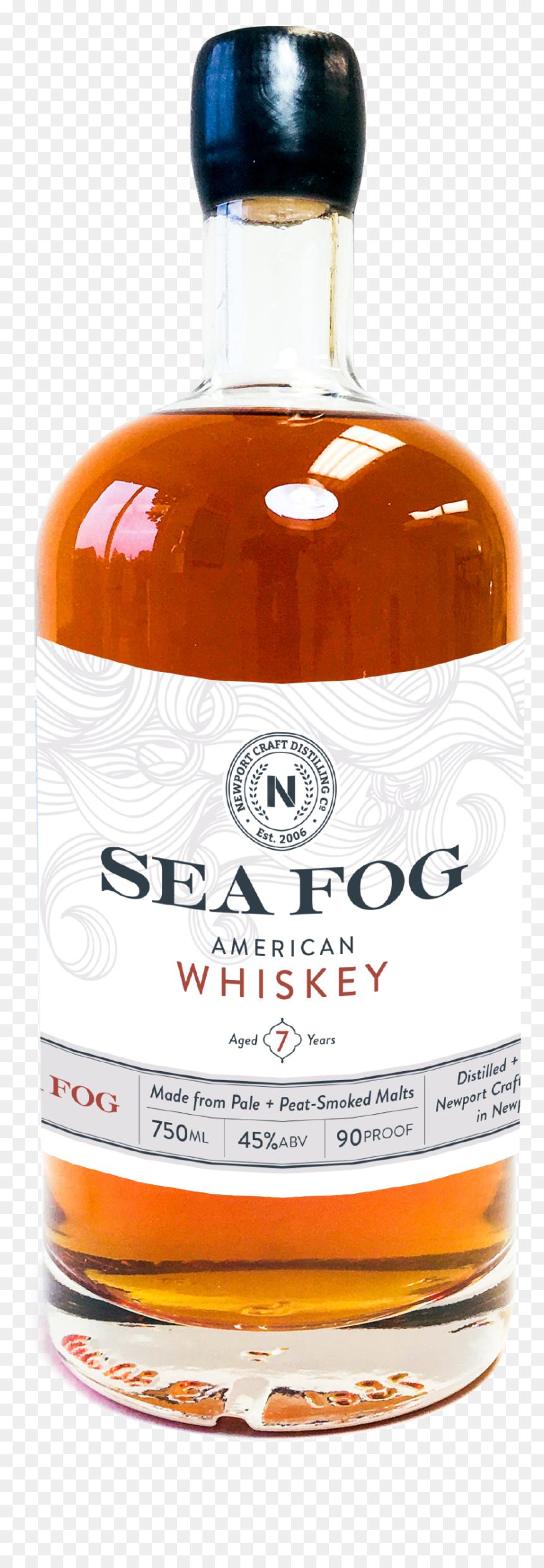 Newportcraft Seafog Whiskey - Glass Bottle, HD Png Download - fog png images