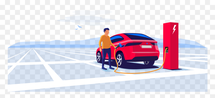 Charging Electromobility, HD Png Download - future car png