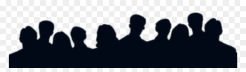 People Silhouette, HD Png Download - luces neon png