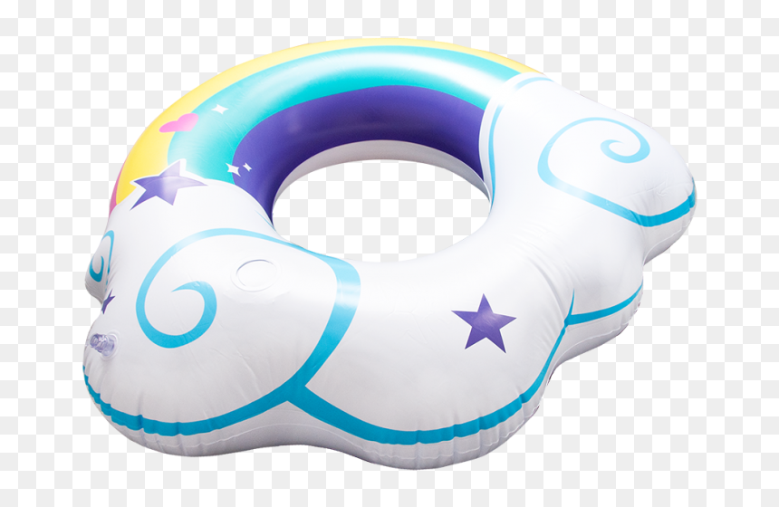Inflatable, HD Png Download - rainbow cloud png