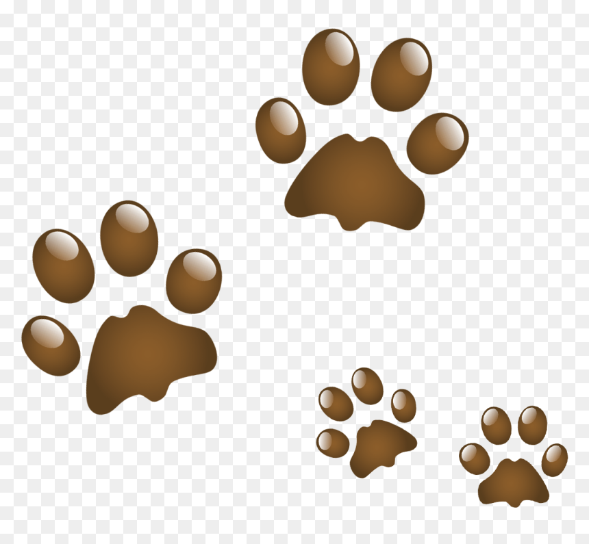 Anjing Clip Art Kucing Transparan Png - Tatuajes 3d Patas Perro, Transparent Png - paw print outline png