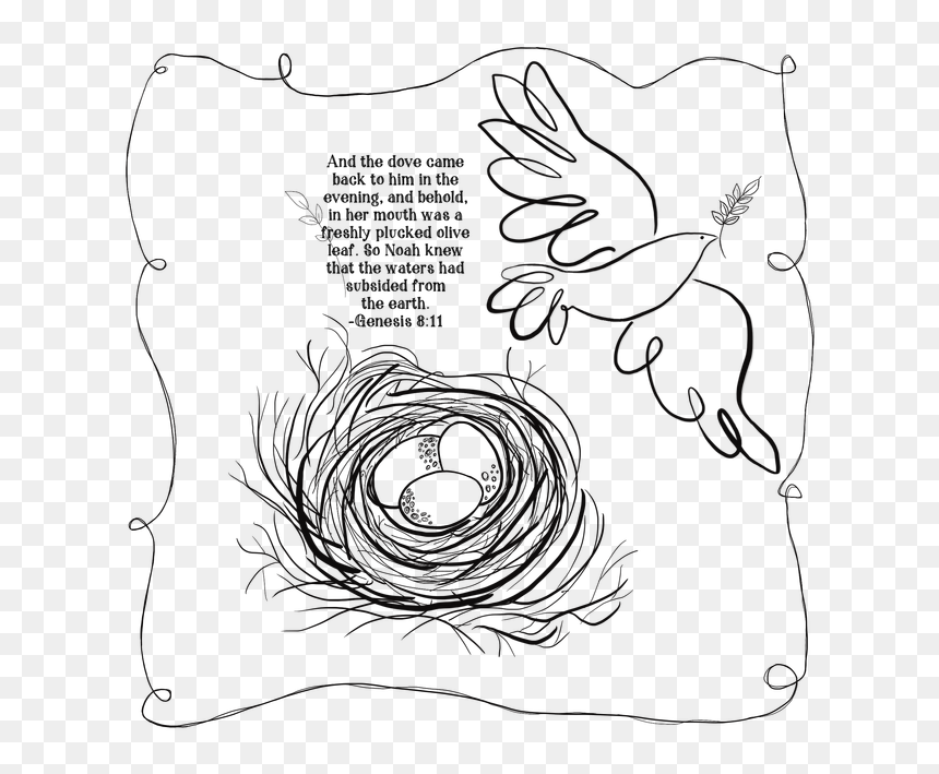 Search For Hands Drawing At Getdrawings - Bird Nest Doodle, HD Png Download - hands drawing png
