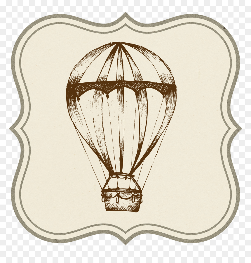 Print Hot Air Balloon T Shirt, HD Png Download - balloon drawing png