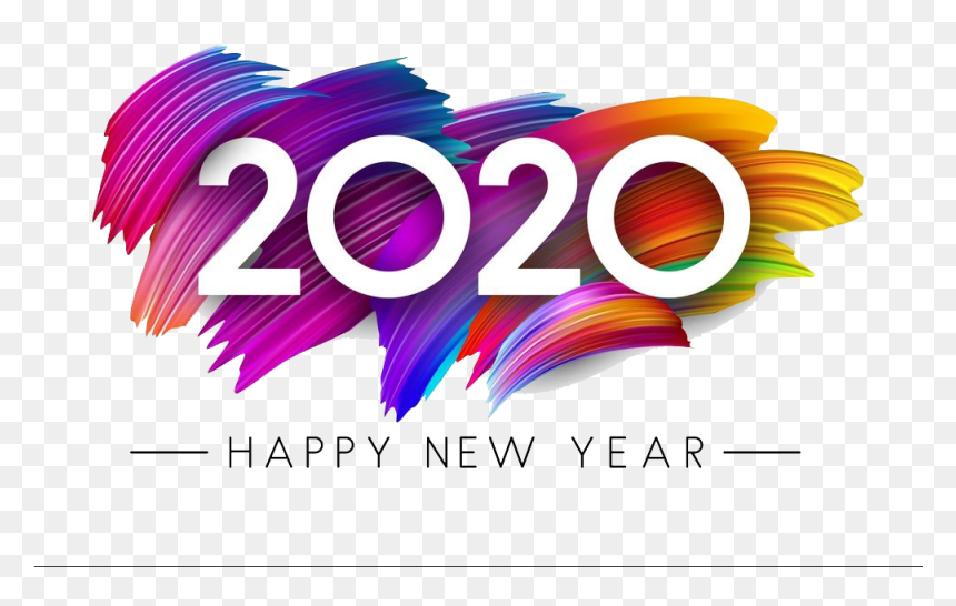 Happy New Year 2020 Png Transparent - Happy New Year 2020, Png Download - new year clipart png