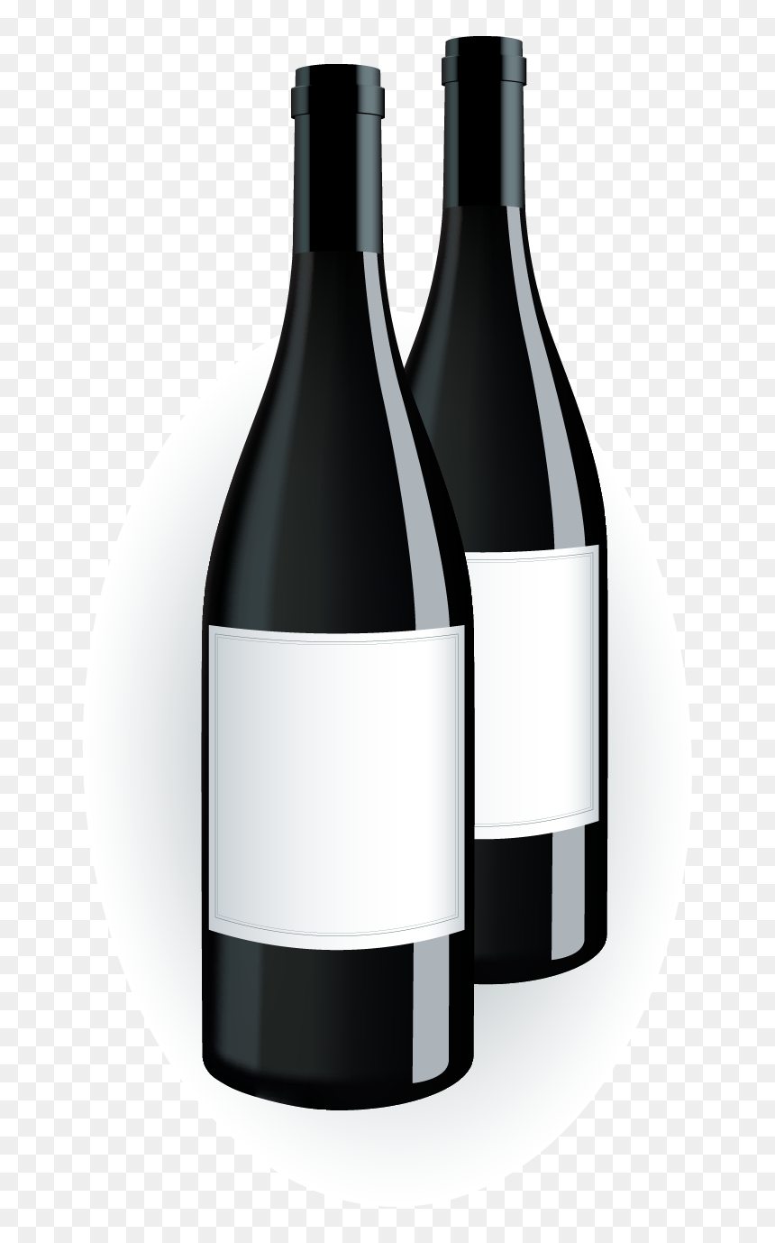 Vector, HD Png Download - wine bottle clipart png