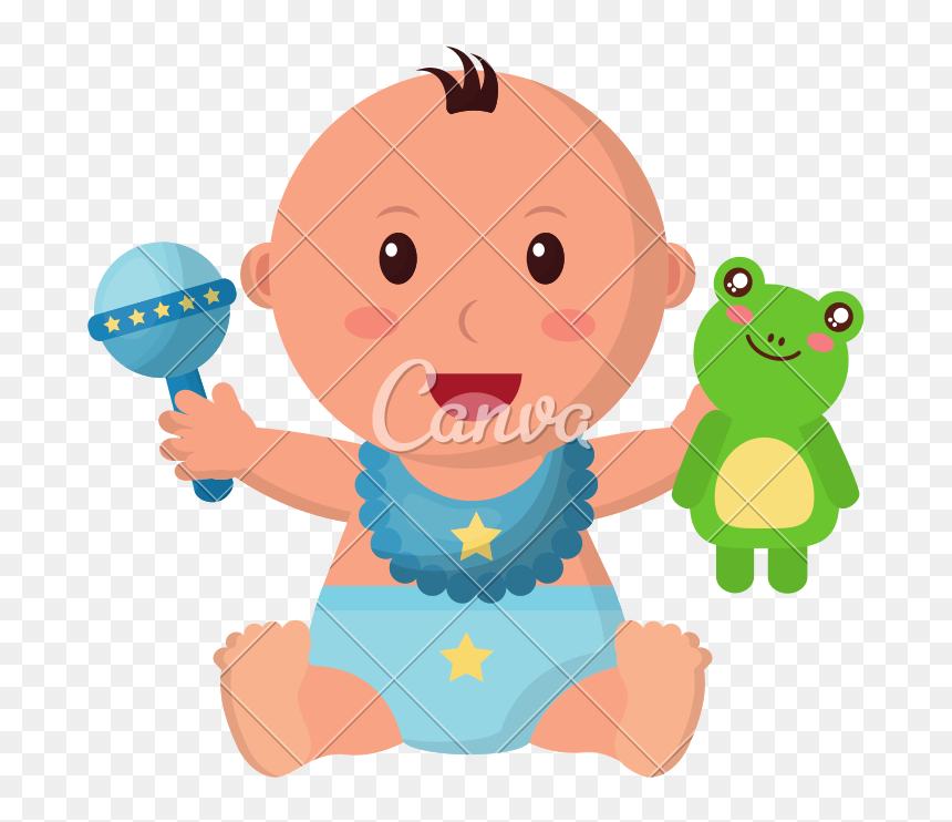 Transparent New Baby Clip Art - Illustration, HD Png Download - diaper clipart png