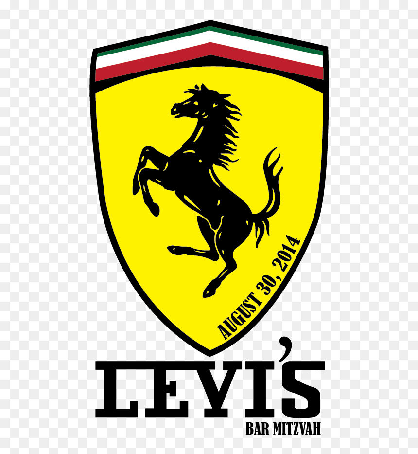 Ferrari Prancing Horse Png, Transparent Png - levi's logo png