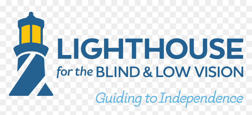 Lighthouse For The Blind & Low Vision - Majorelle Blue, HD Png Download - lighthouse logo png