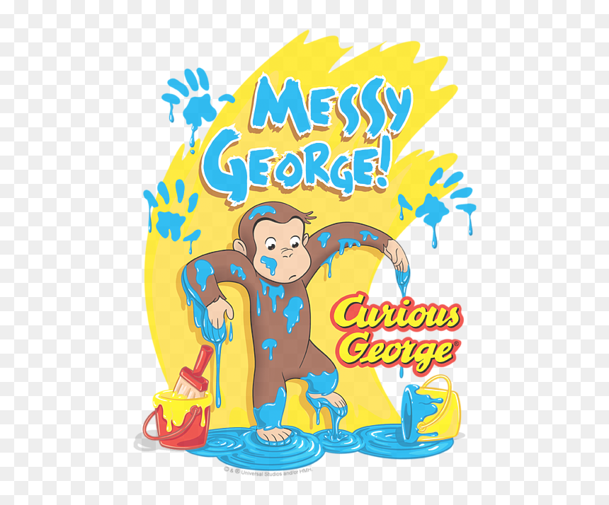 Curious George Messy, HD Png Download - curious george logo png