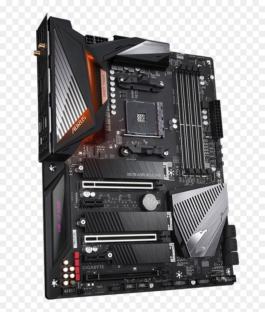 X570 Aorus Pro Wifi, HD Png Download - gigabyte logo png