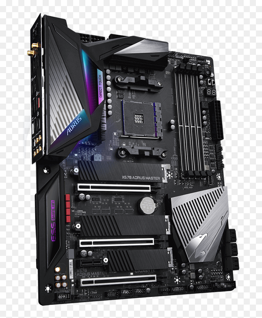 Gigabyte X570 Aorus Master - X570 Aorus Ultra Gaming, HD Png Download - gigabyte logo png