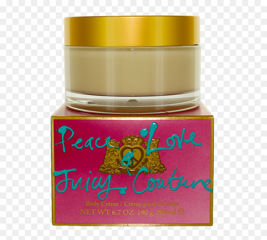 Peace Love Juicy Couture Cream, HD Png Download - juicy couture logo png