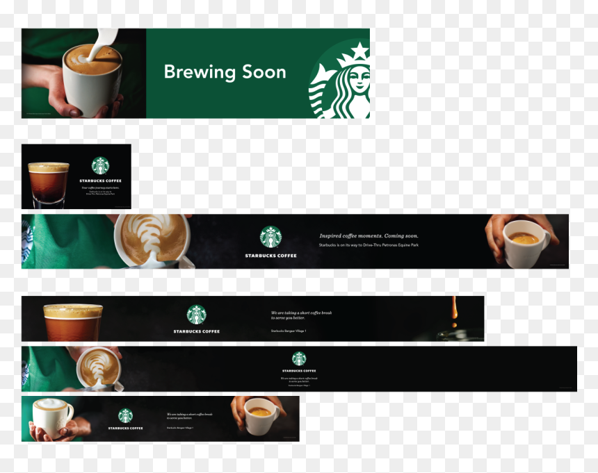 Hoarding Board - Starbucks New Logo 2011, HD Png Download - starbucks coffee logo png