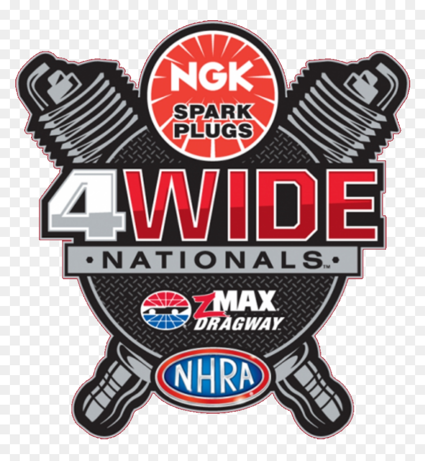 Nhra Four Wide Nationals Logo, HD Png Download - ngk logo png