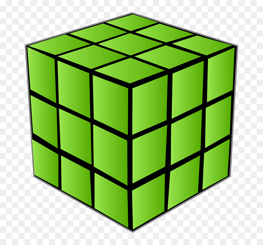 Clip Art Rubiks Cube, HD Png Download - cubo png