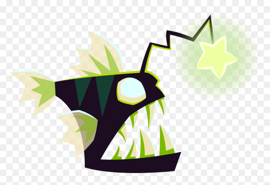 Seacreaturewithlight, HD Png Download - angler fish png